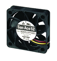 SanAce三洋風扇直流風機DC12V5215低功耗散熱風扇9GA0512P7